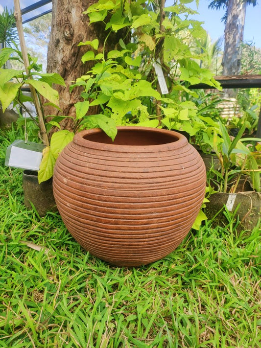 Candle Pot With Ribs (Medium)